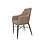 Orba eetkamerstoel met armleuning Cognac / Grijs