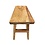 Tabouret rectangulaire rustique