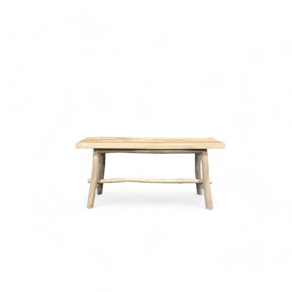 Teak-One Bench pyke in naturel wood