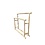Teak-One Porte-serviettes 100 cm x 25 cm x h = 90 cm en bois naturel