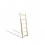 Teak-One teak ladder 6 steps in naturel wood