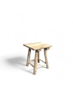 Teak-One Stool square