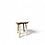 Teak-One Stool square 30 x 30 x 45 cm in natural wood