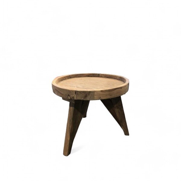 Teak-One Coffee table round Ø40/Ø60/Ø80 cm in natural wood