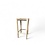 Teak-One Tabouret de bar « jonc de mer » 35 x 35 x 65 cm en bois naturel