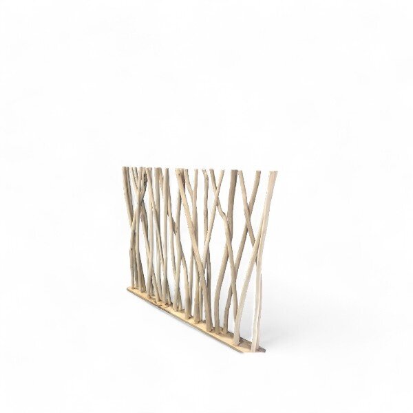 Teak-One Paravaan small  120 cm x 10 cm  h=100 cm in natural wood