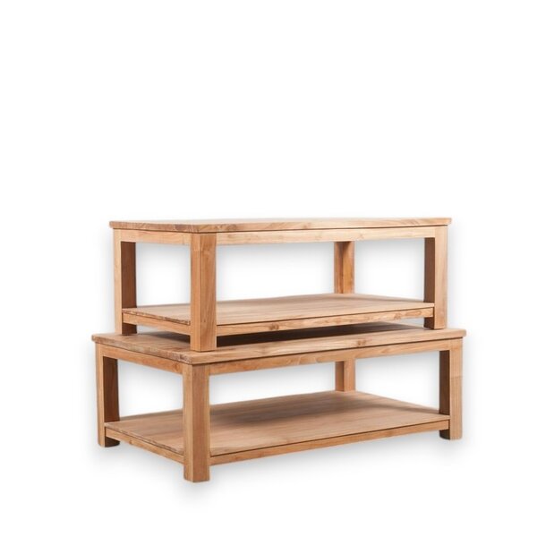 Table basse rectangulaire.