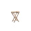 Teak-One Plateau en teck sur pied