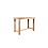 Table de bar en teck - Rectangulaire - 140x80x105 cm.