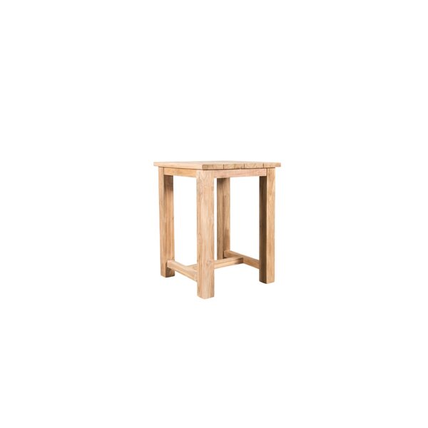 Table de bar en teck - 80x80x105cm