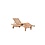 Teak transat 3-positions avec table extensible