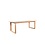 Table « pieds en O »