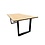 Pieds de table en métal Bolen en forme de U - 200/250 cm