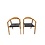 Vanity Chair teak + wicker