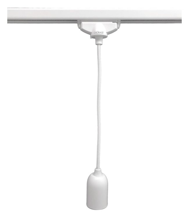 Hanglamp Adapter E27 fiitting  1Fase rail verlichting wit