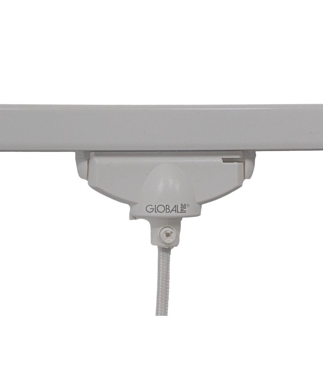 1fase rail grijs - hanglamp adapter t.b.v. van hanglampen t/m 10 kilo