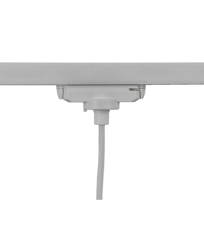 1fase rail grijs - hanglamp adapter compact