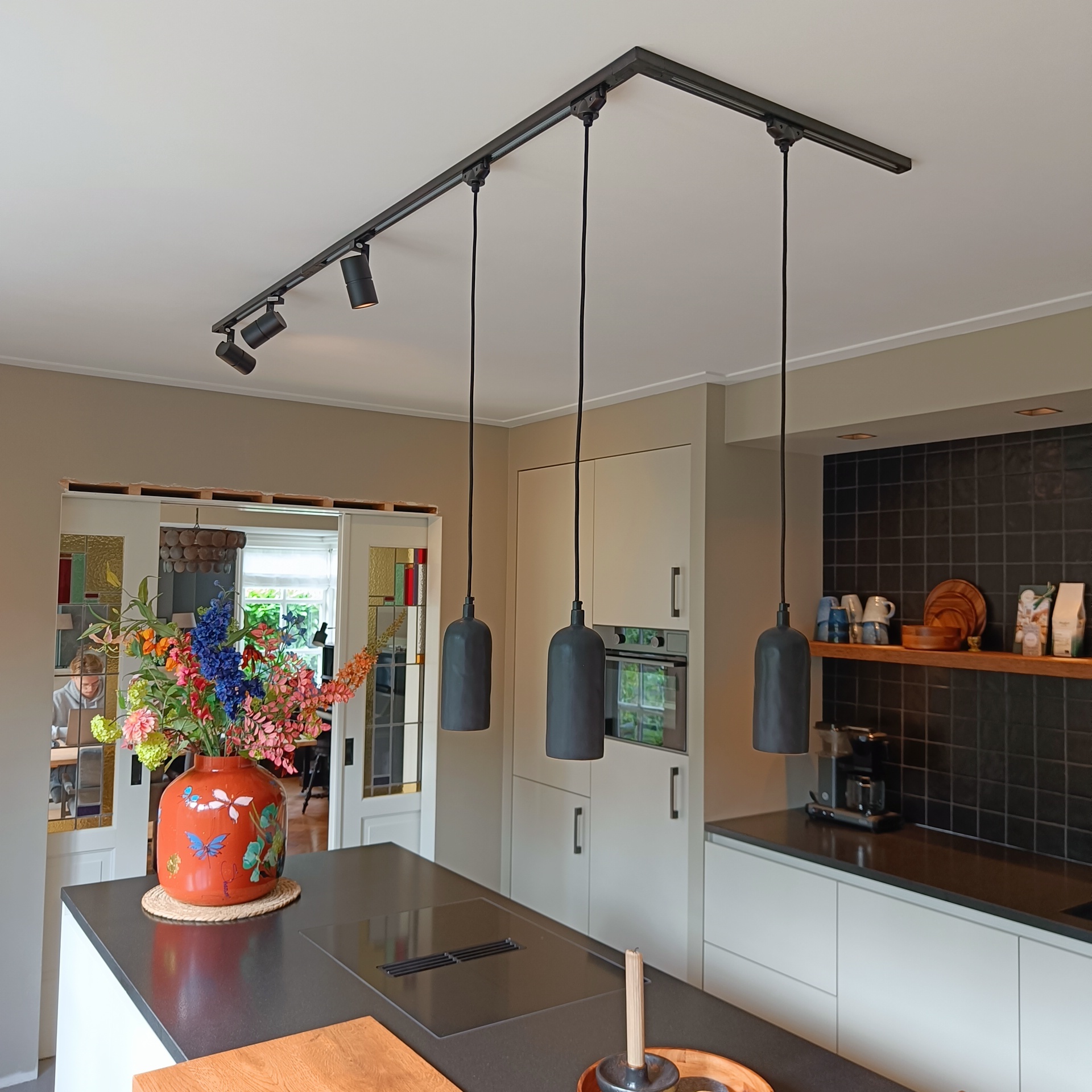 Focus III - 1-Fase Railverlichting – 200cm - 4 spots - Zwart | Railverlichting