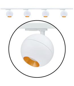 1-fase set 1 meter  - GLOBE GU10 WIT
