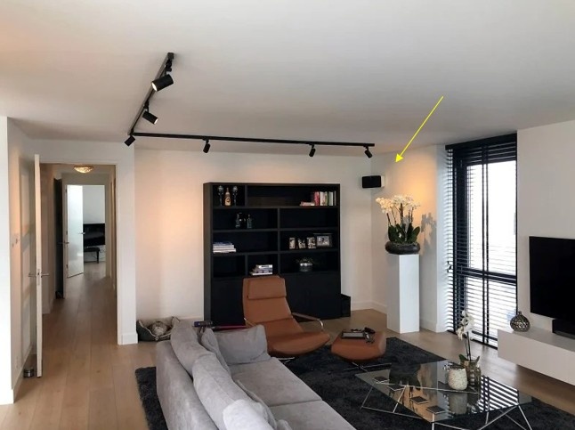 sonos speakerhouder voor rail