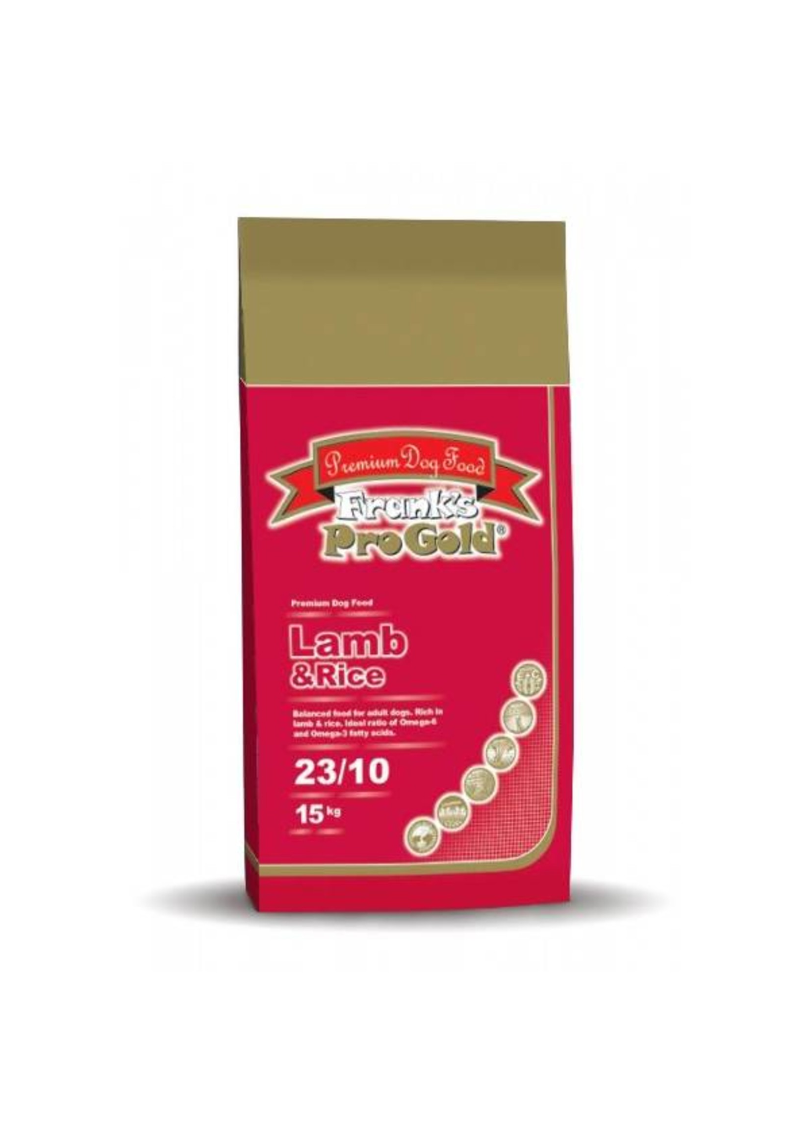 Franks Pro Gold Lam & Rijst 15 kg.