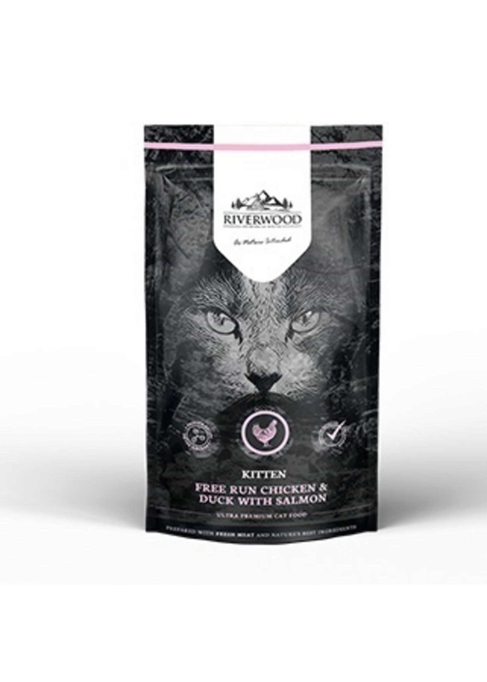 Riverwood Kitten, Kip & Eend met Zalm. 300 gram