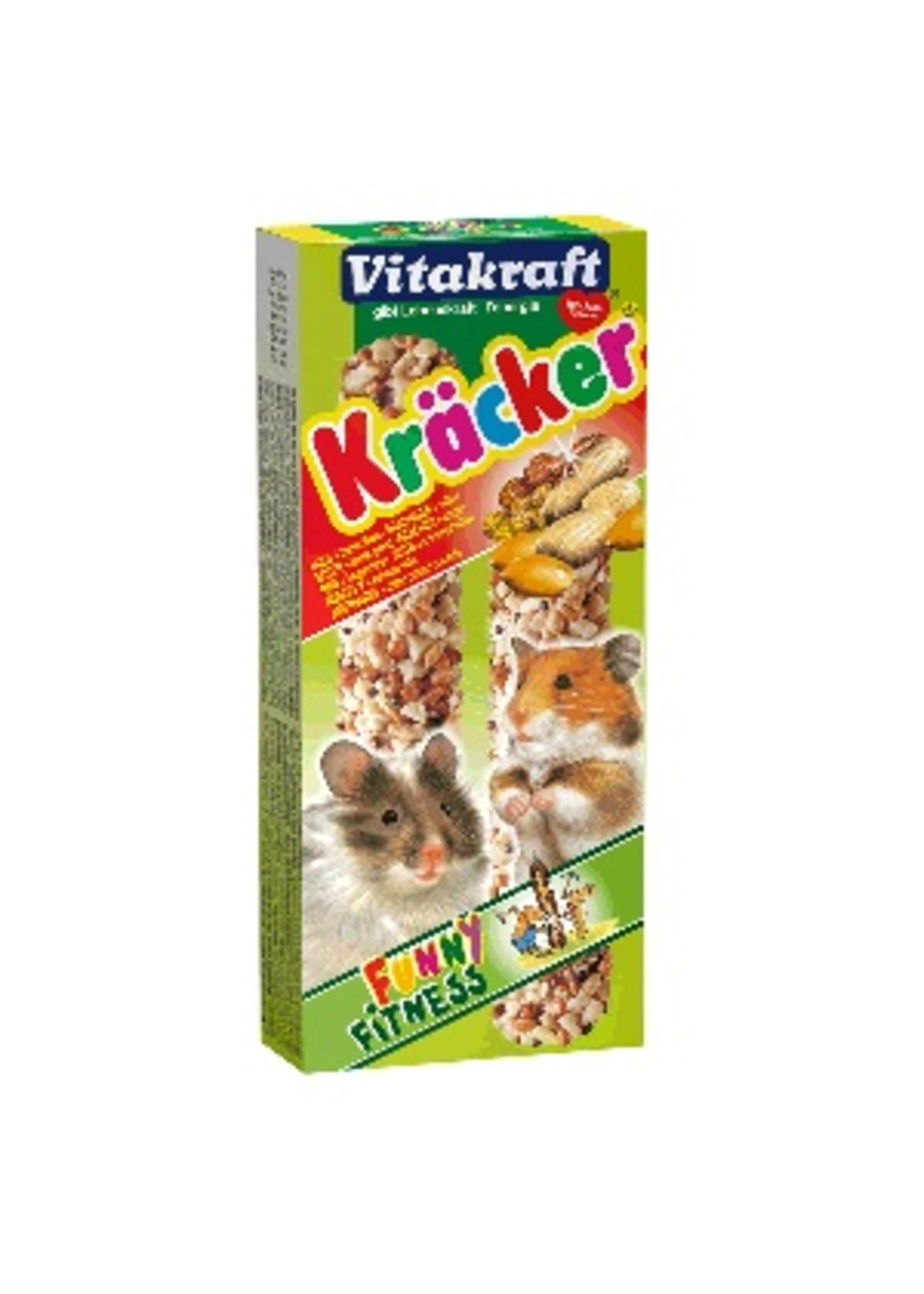 Vitakraft Hamstercrackers 2 stuks. Noten. Vitakraft