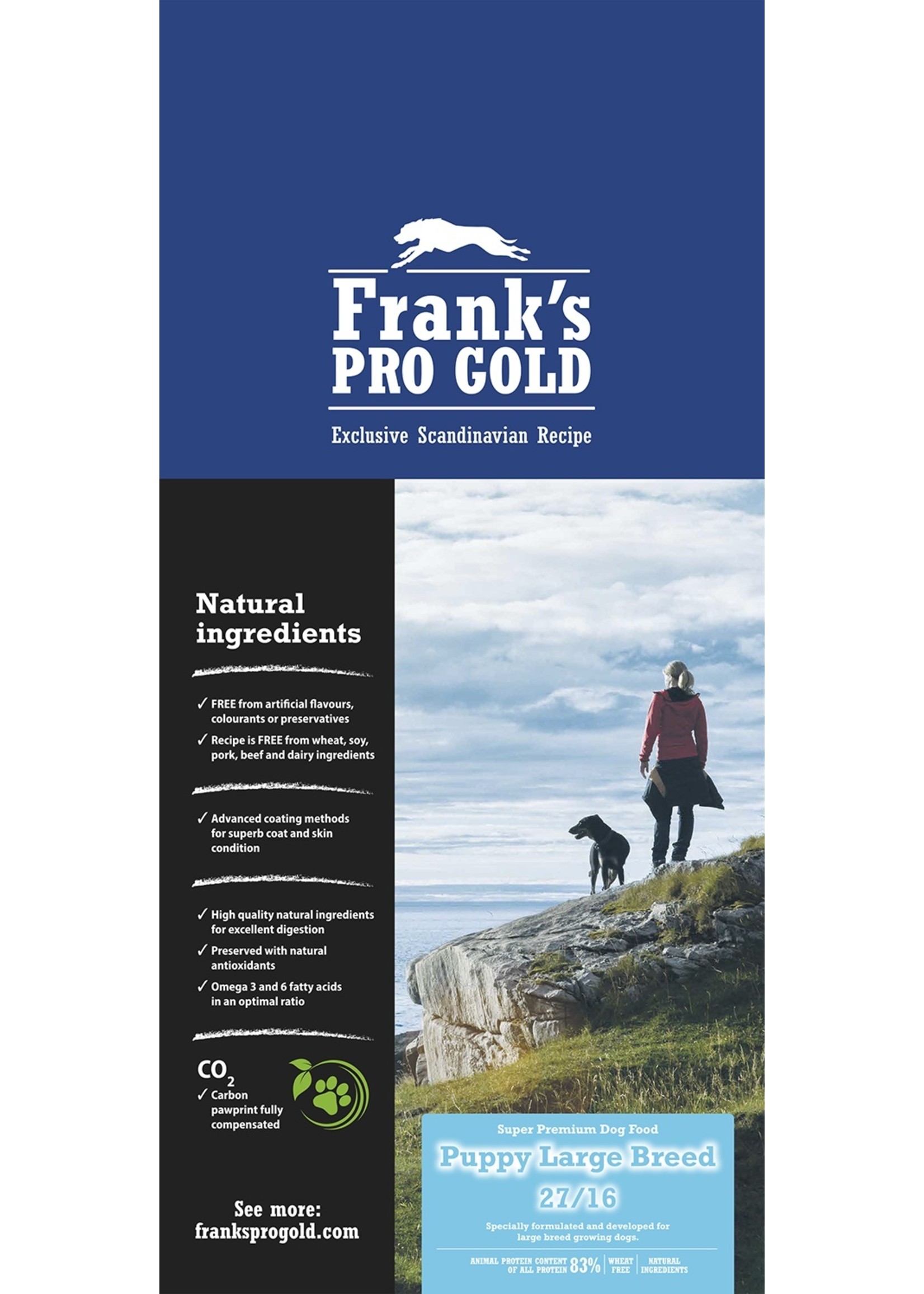 Franks Pro Gold Pup Large 15 kg