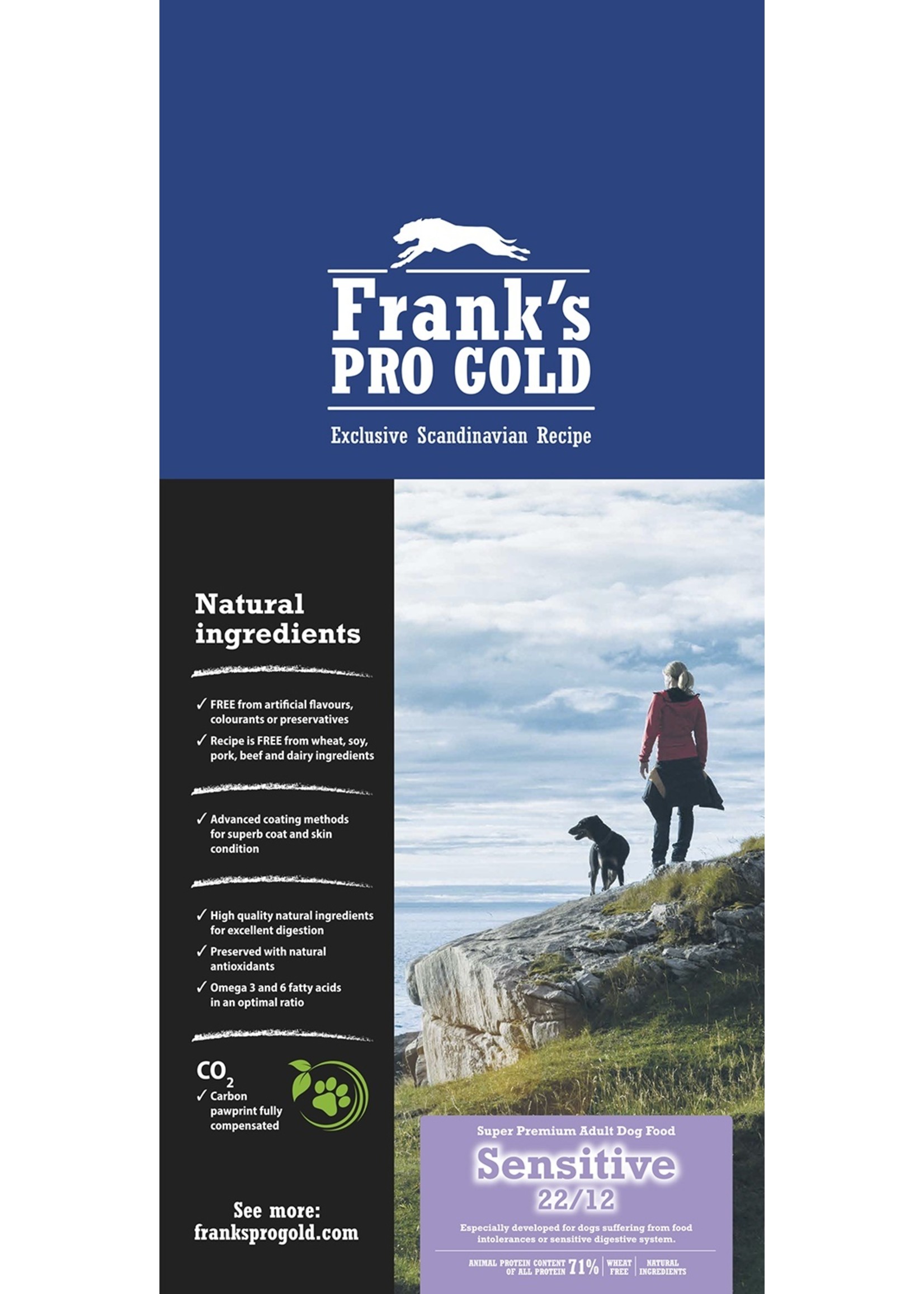 Franks Pro Gold Sensitive 15 kg.