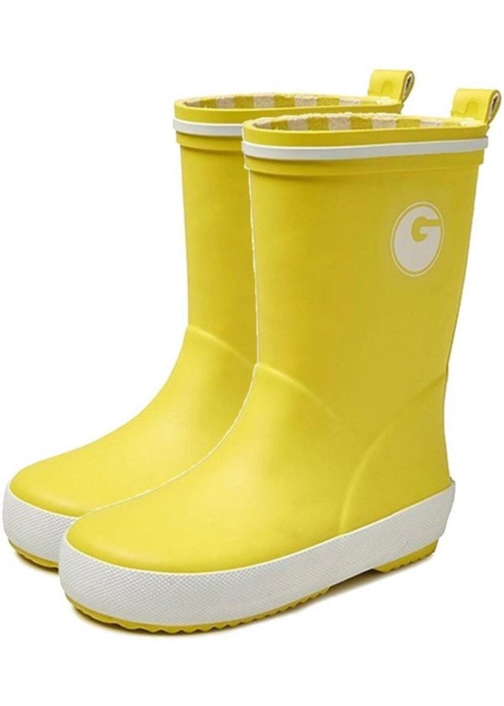 Gevavi Rubberen Kinderlaars Groovy - geel.
