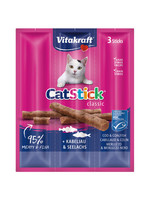 Vitakraft Cat-Sticks 3 stuks. Kabeljauw en Tonijn.