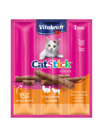 Vitakraft Cat-Sticks 3 stuks. Kalkoen en Lam