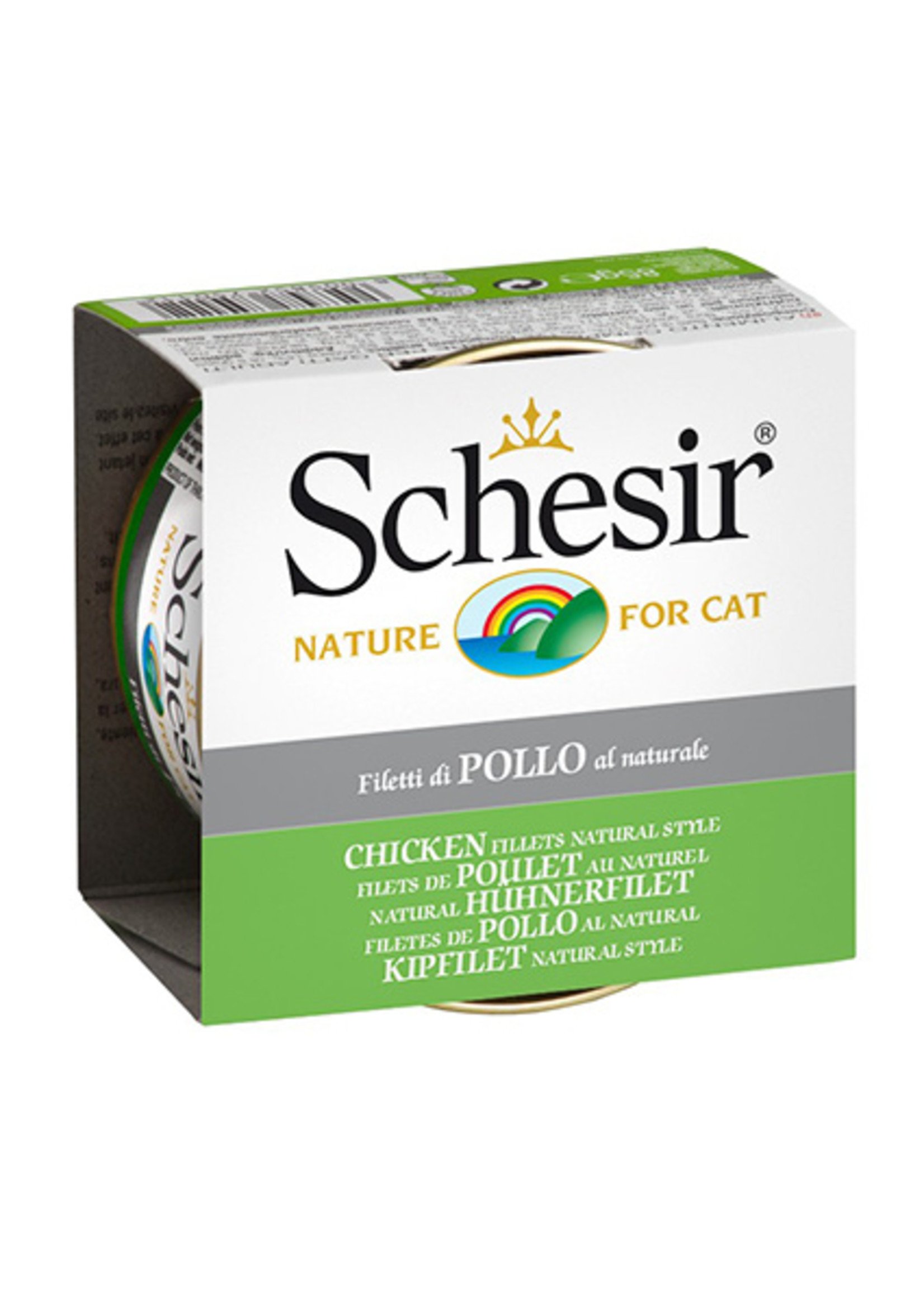 Schesir Kat Adult Blik, Kipfilet, 85 gram