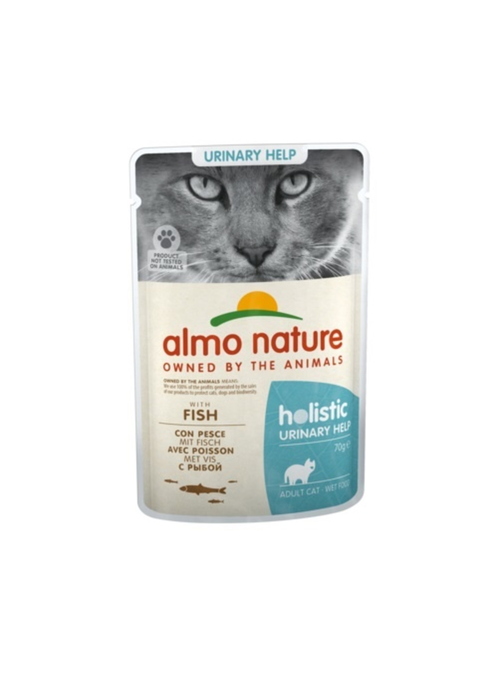 Almo Nature Kat Holistic Natvoer - Urinary Help. Vis