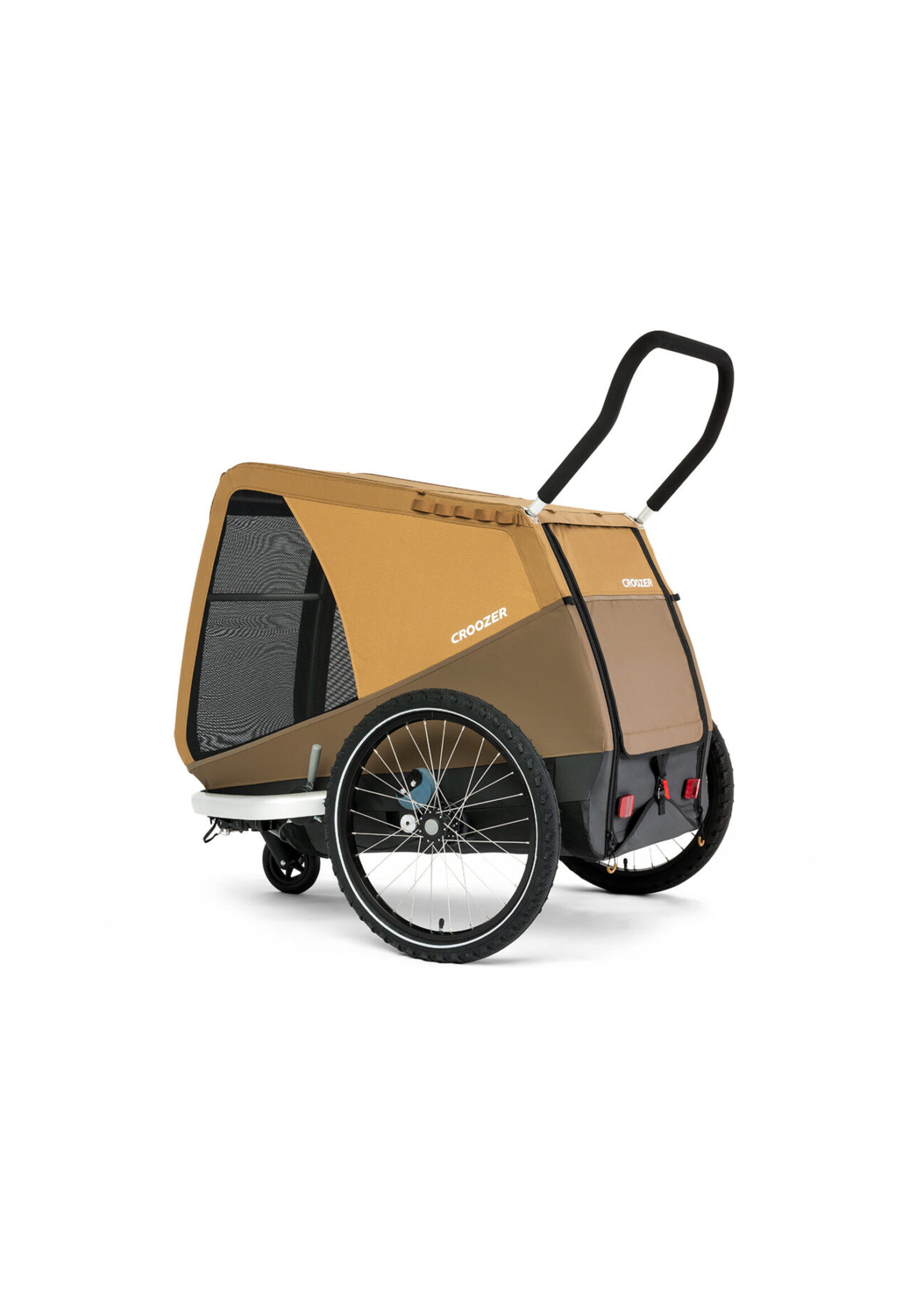 Croozer Croozer Dog XL Mikke Sundown geel. Hondenfietskar