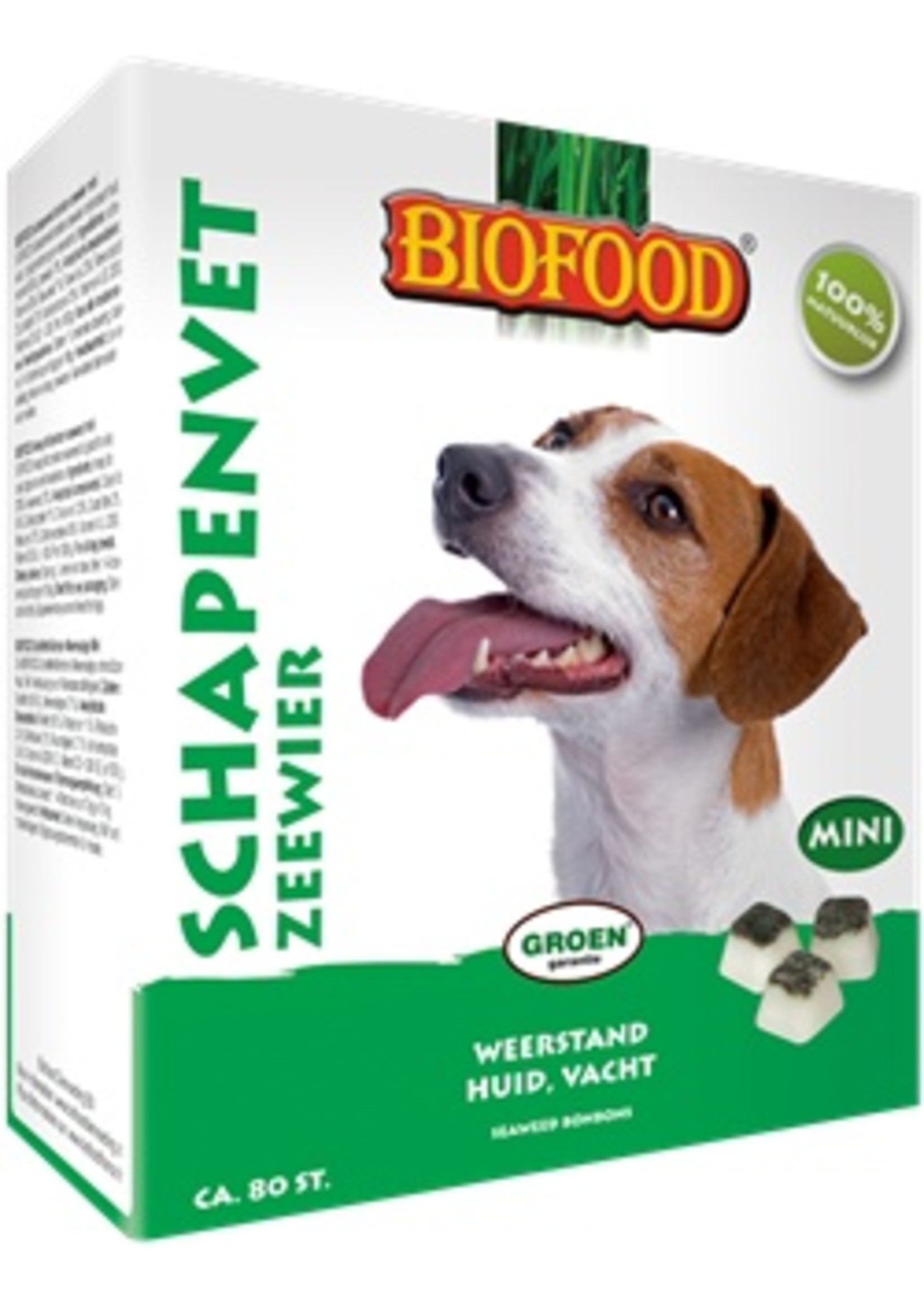 Biofood Biofood schapenvet mini bonbons zeewier