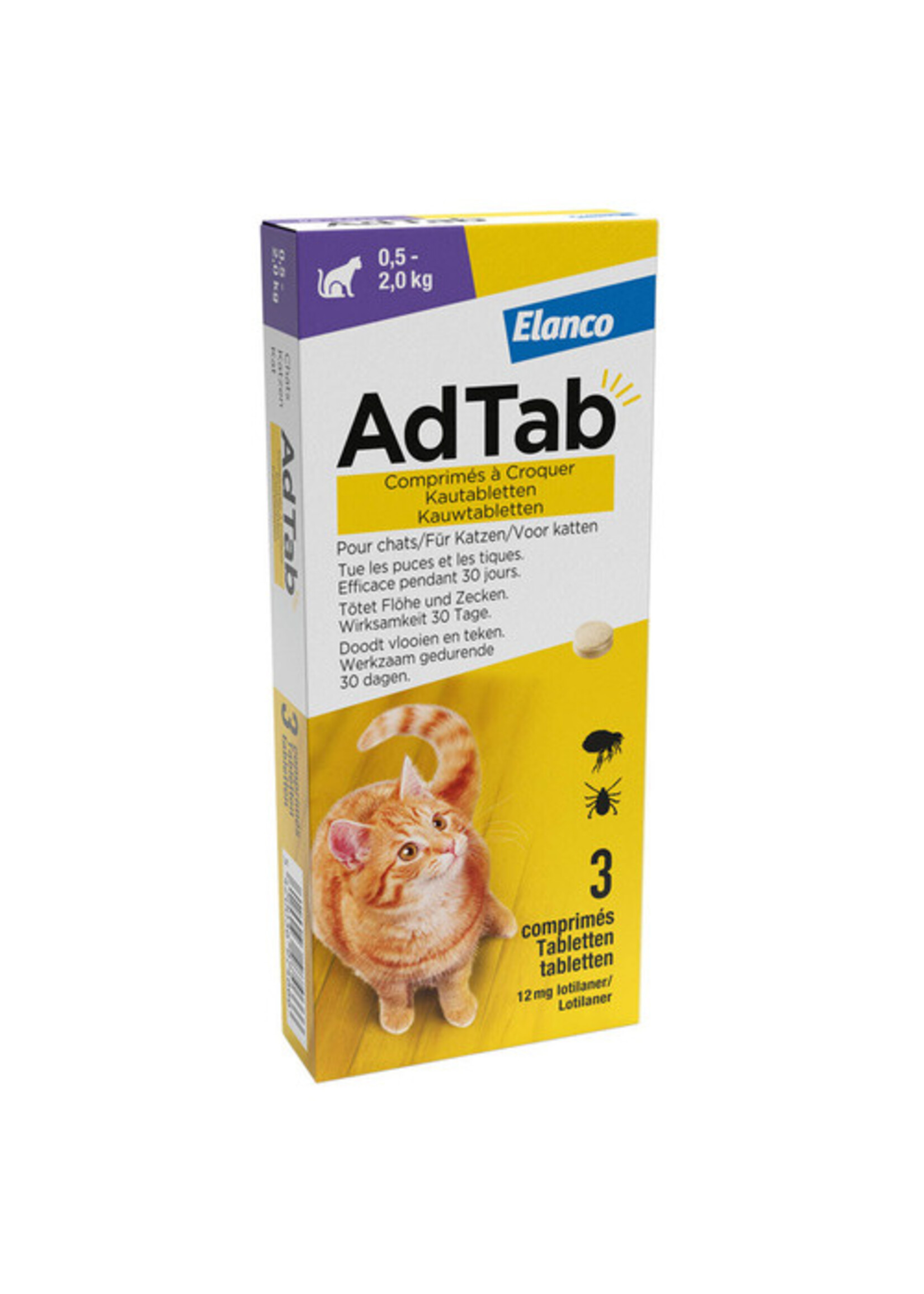 AdTab kauwtabletten kat. 0,5-2 kg