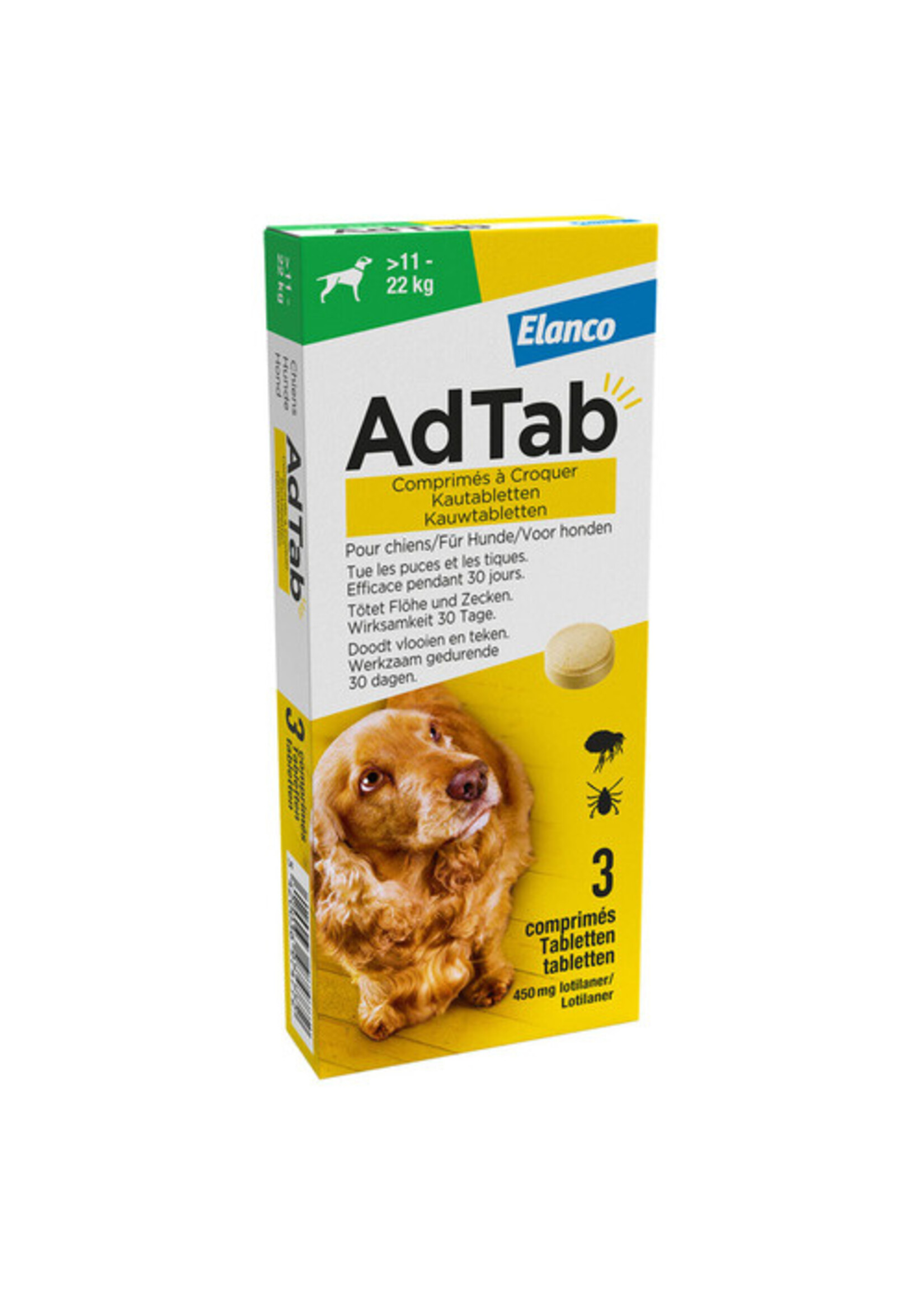 Adtab kauwtabletten hond. 11-22 kg