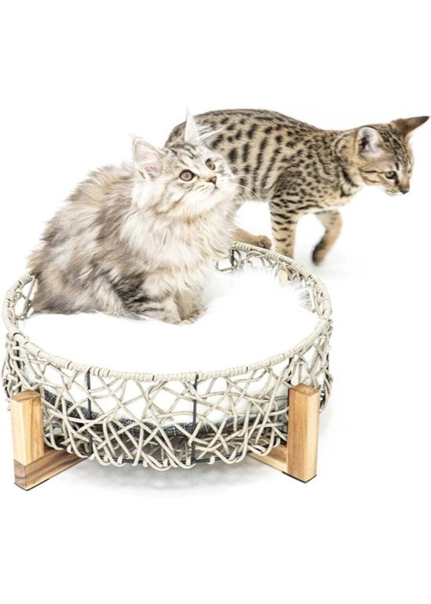 Kattenmand London Grijs