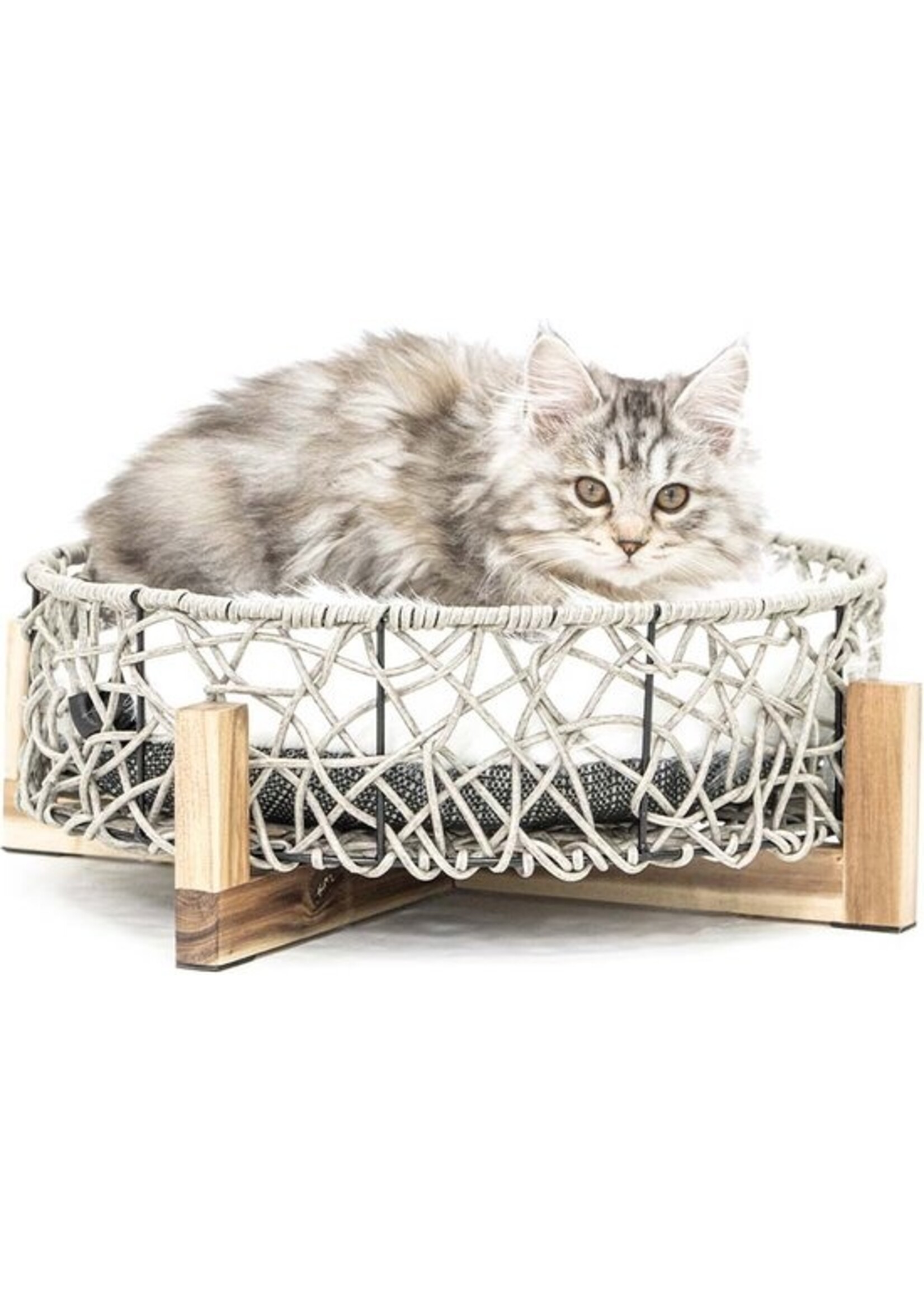 Kattenmand London Grijs