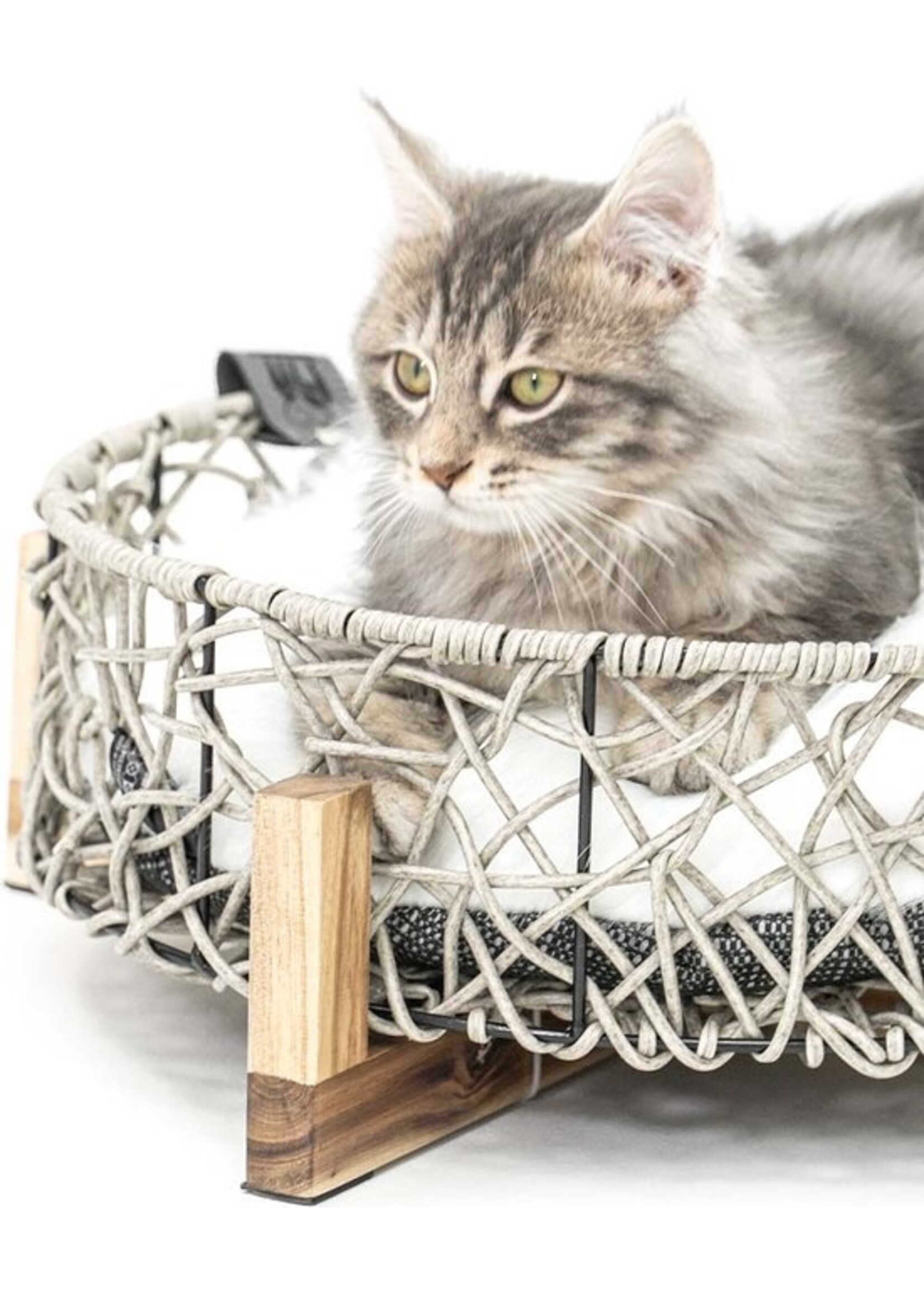 Kattenmand London Grijs