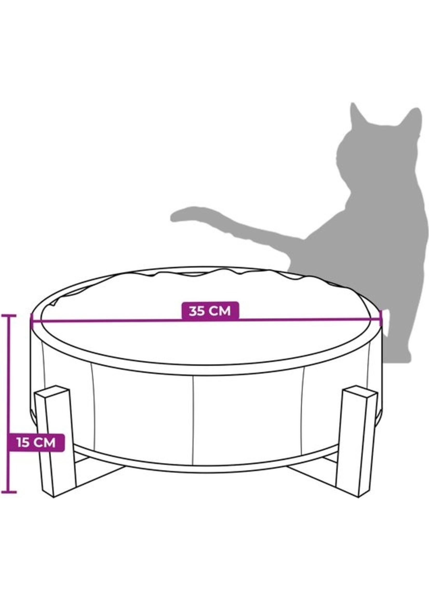 Kattenmand London Grijs