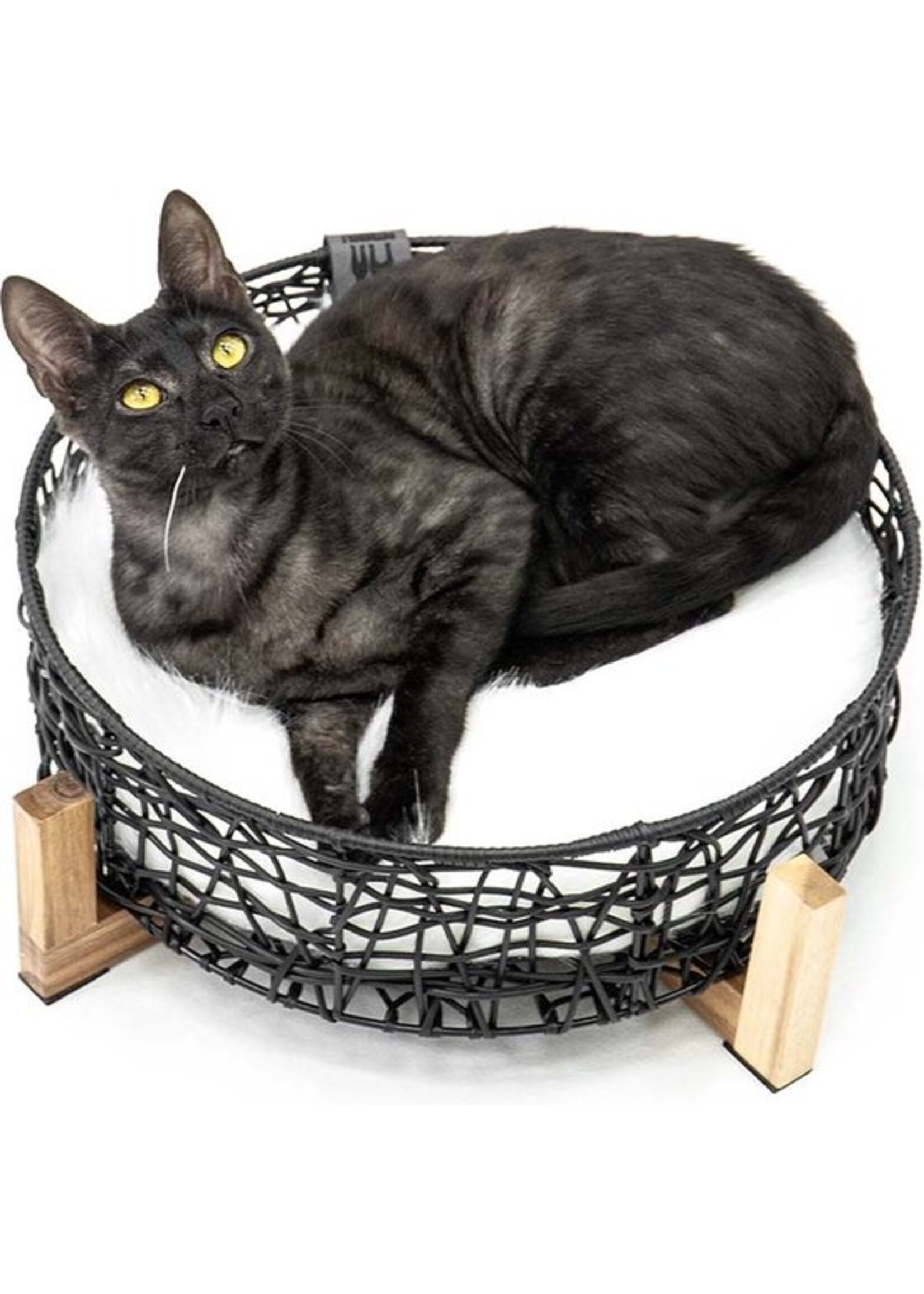 Kattenmand London Zwart