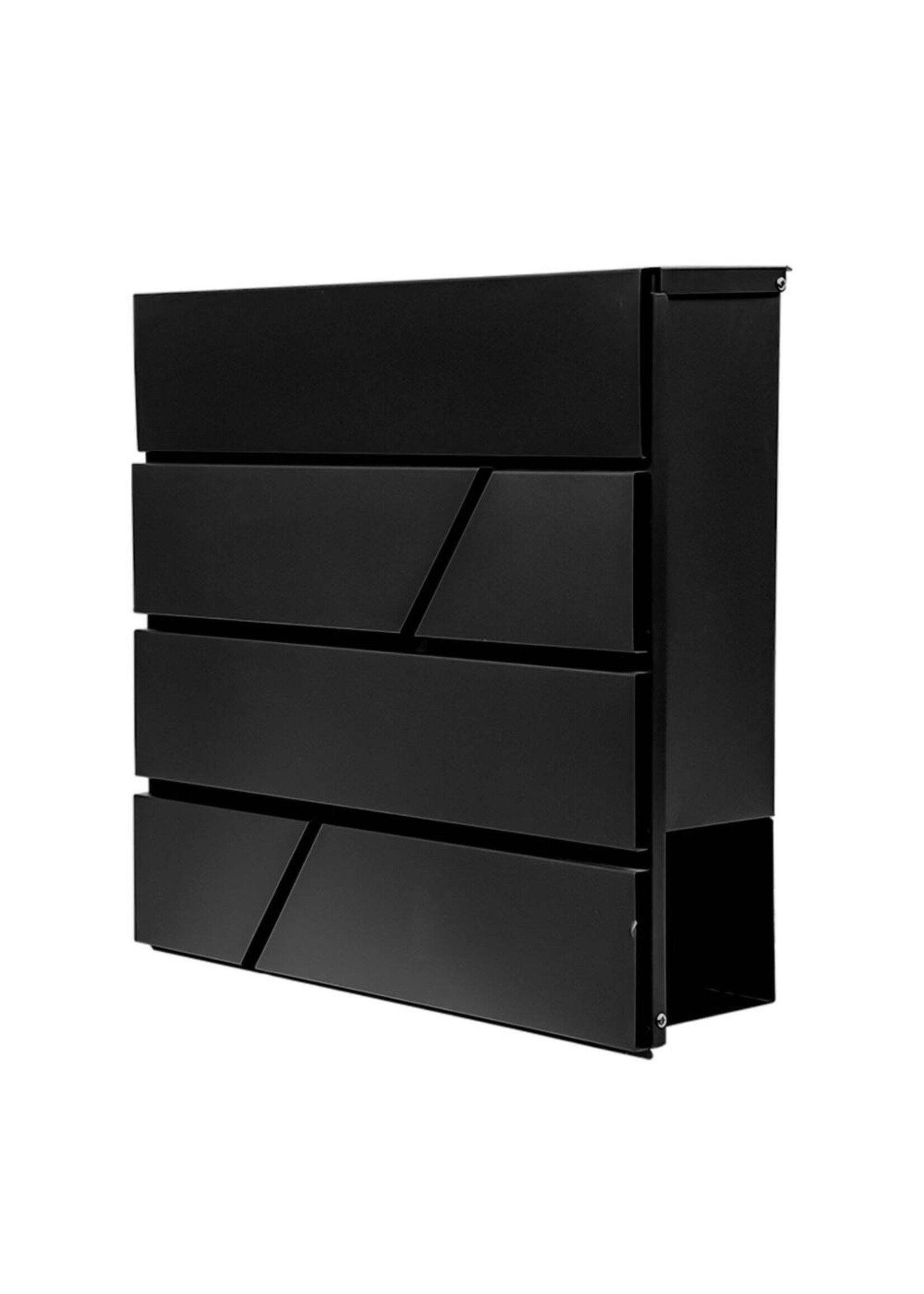 Design brievenbus X3 mét krantenvak