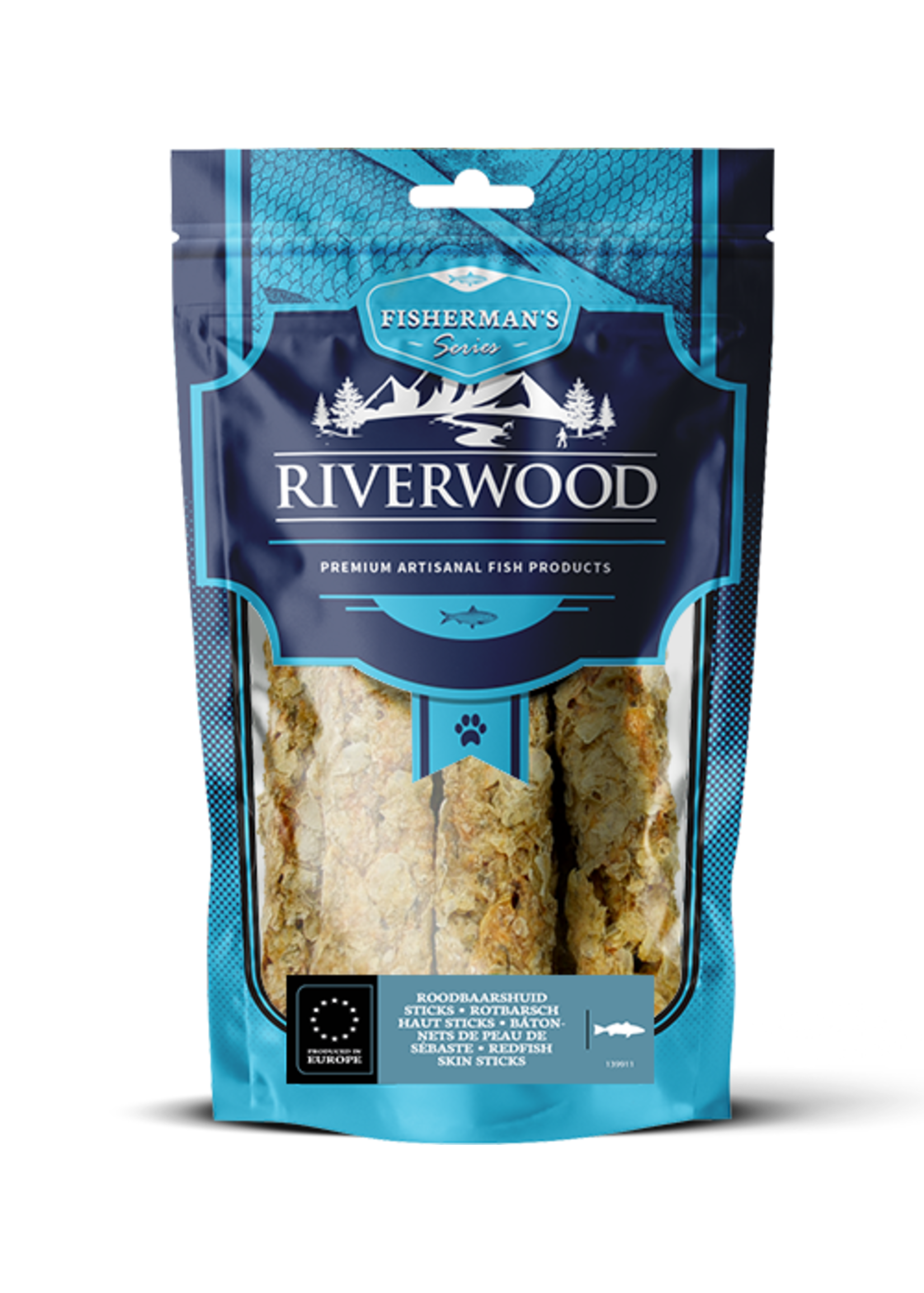 Riverwood Riverwood Roodbaarshuid Stick 200 gram
