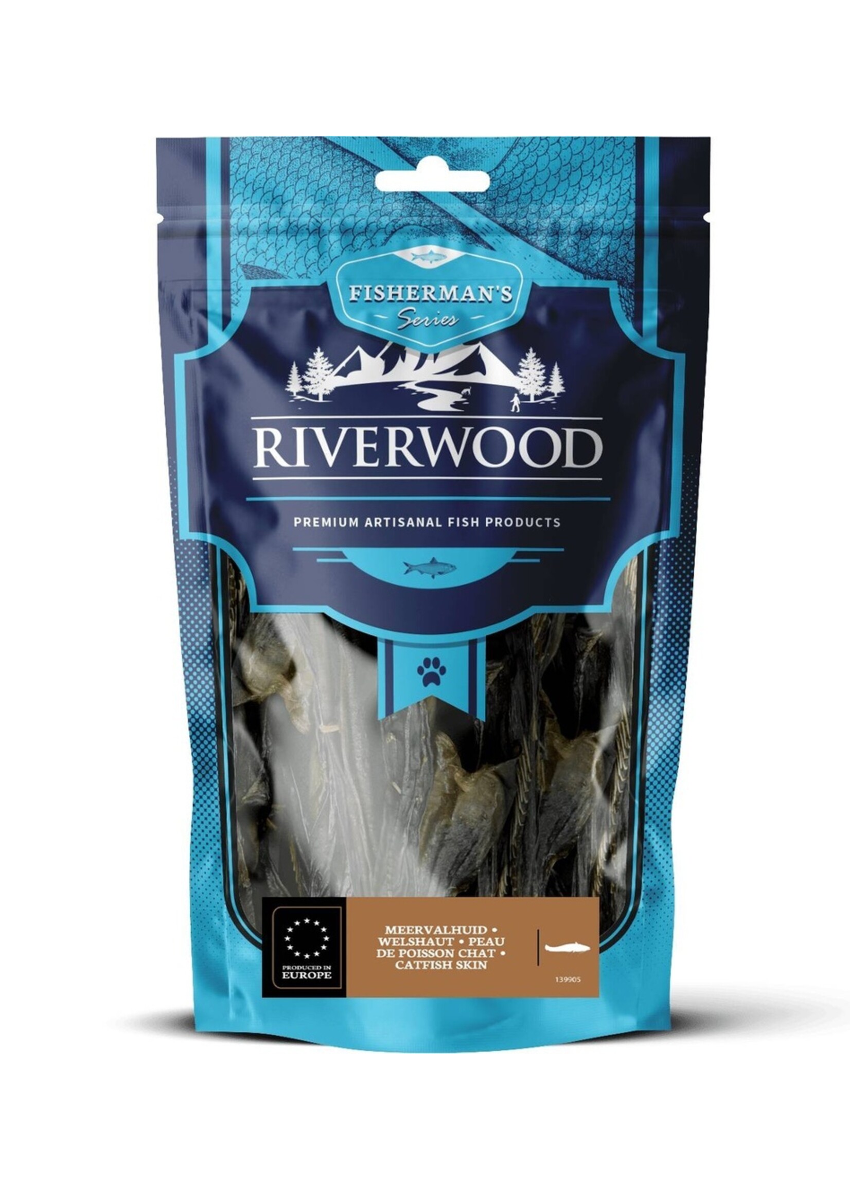 Riverwood Riverwood Meervalhuid 18-22 cm 200 gram