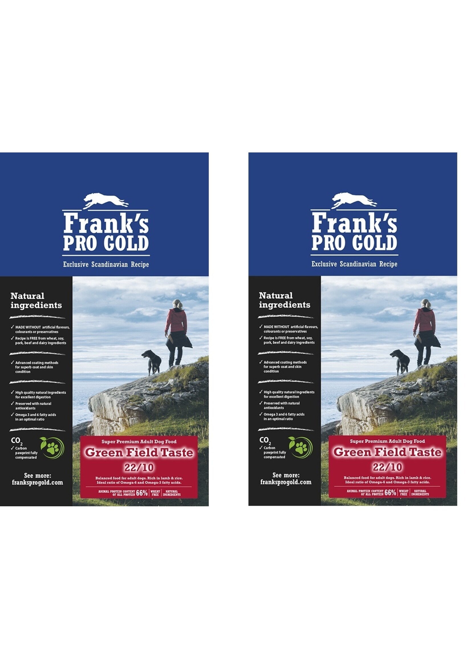 Franks Pro Gold Lam & Rijst 2x3 kg.