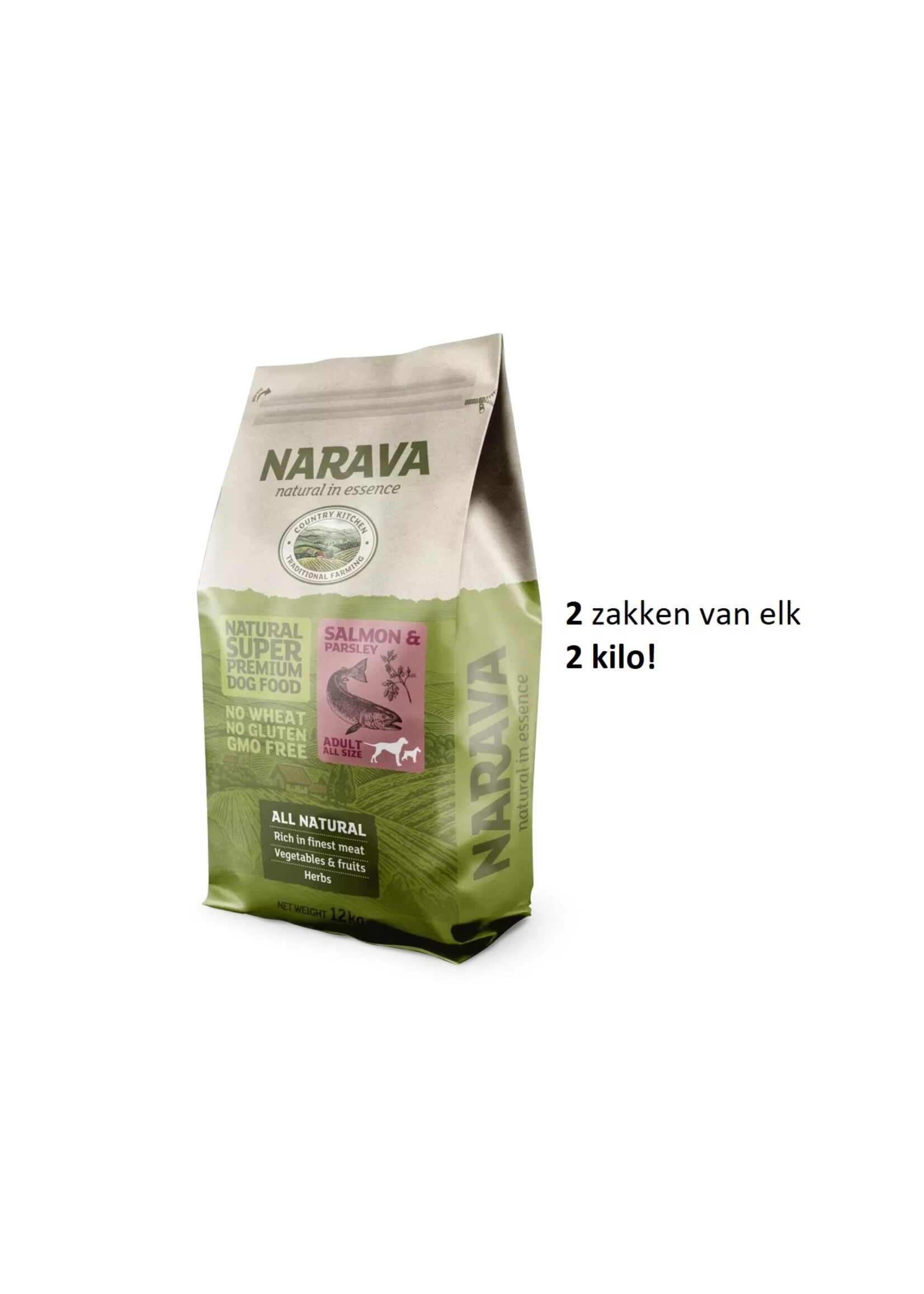 Narava Narava Adult Zalm 2x2 KG