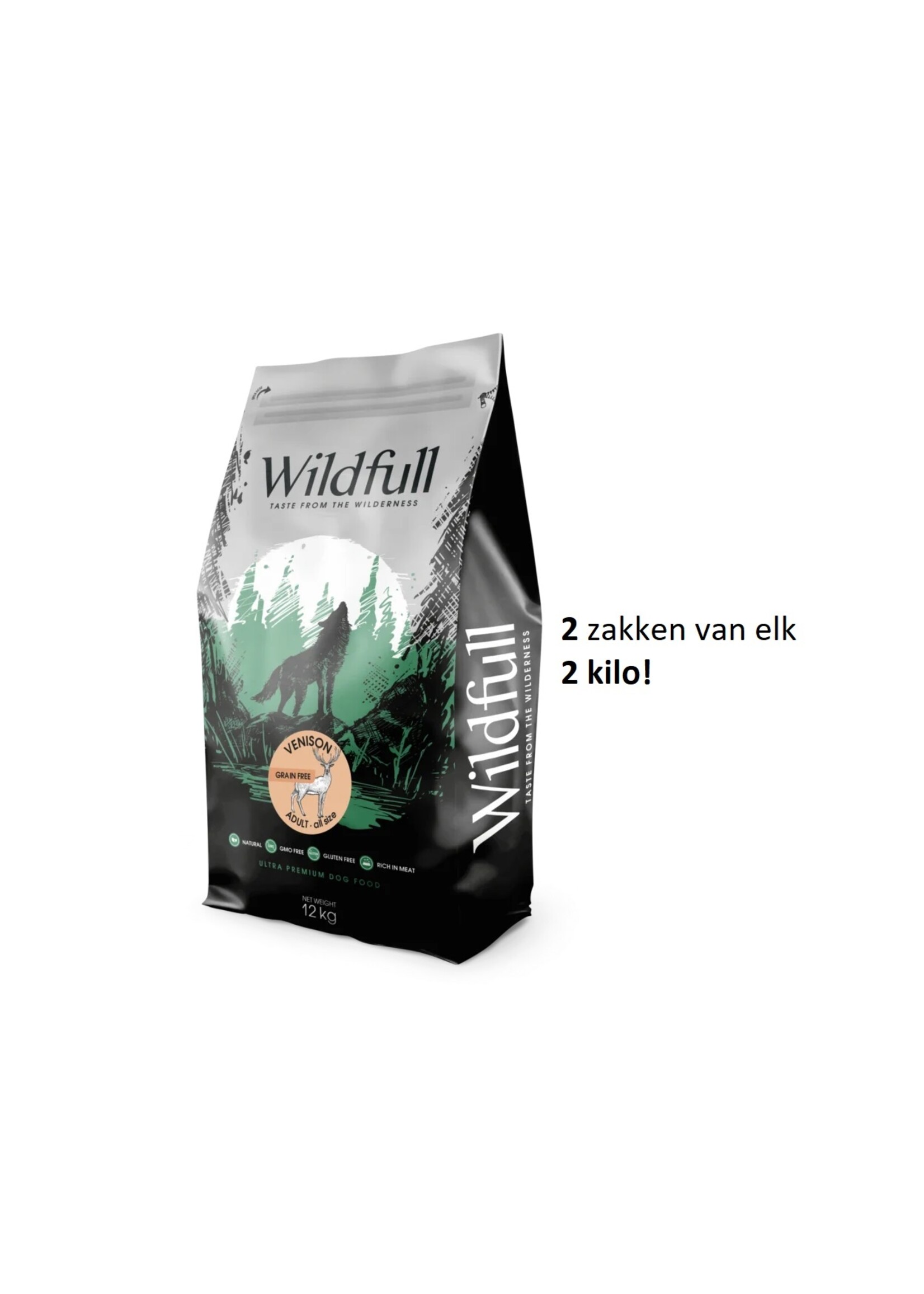 Wildfull Wildfull Adult Hert 2x2 kg