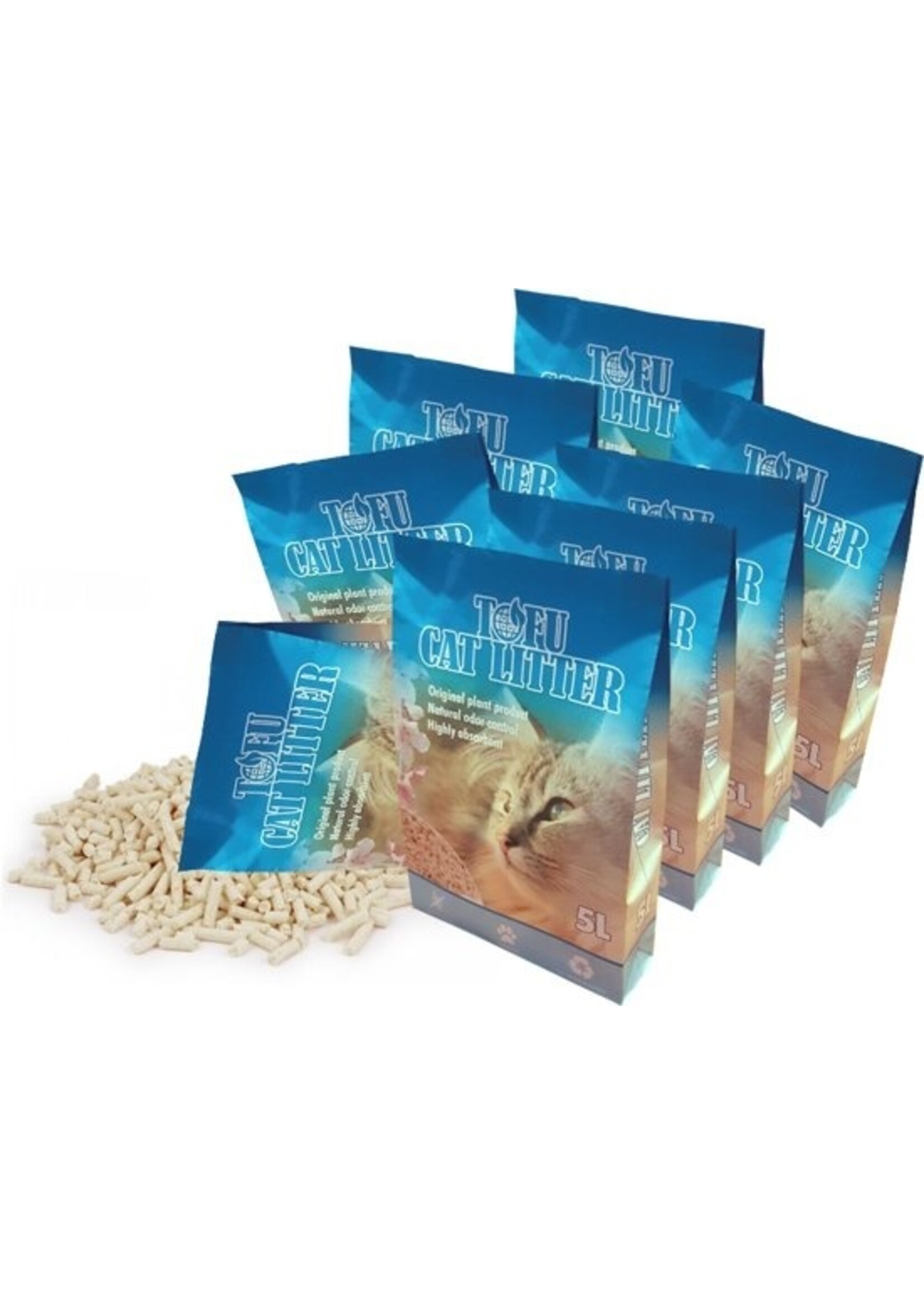 Tofu kattenbakvulling 5 liter.